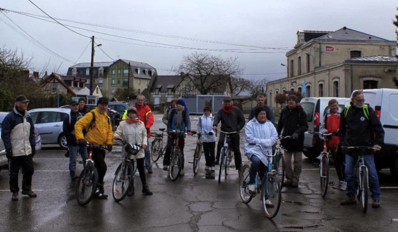 association Vélocité sortie en vélo Avranches