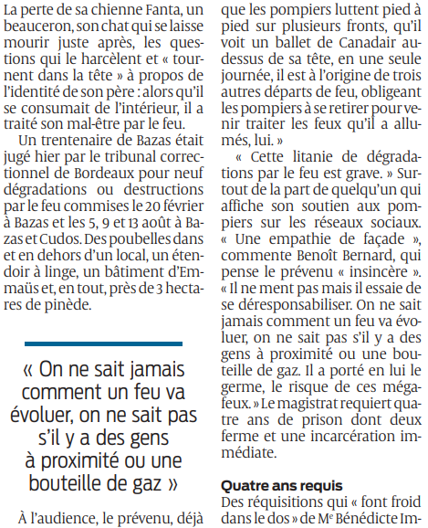 2022 09 29 SO Un incendiaire condamné à un an de prison ferme2