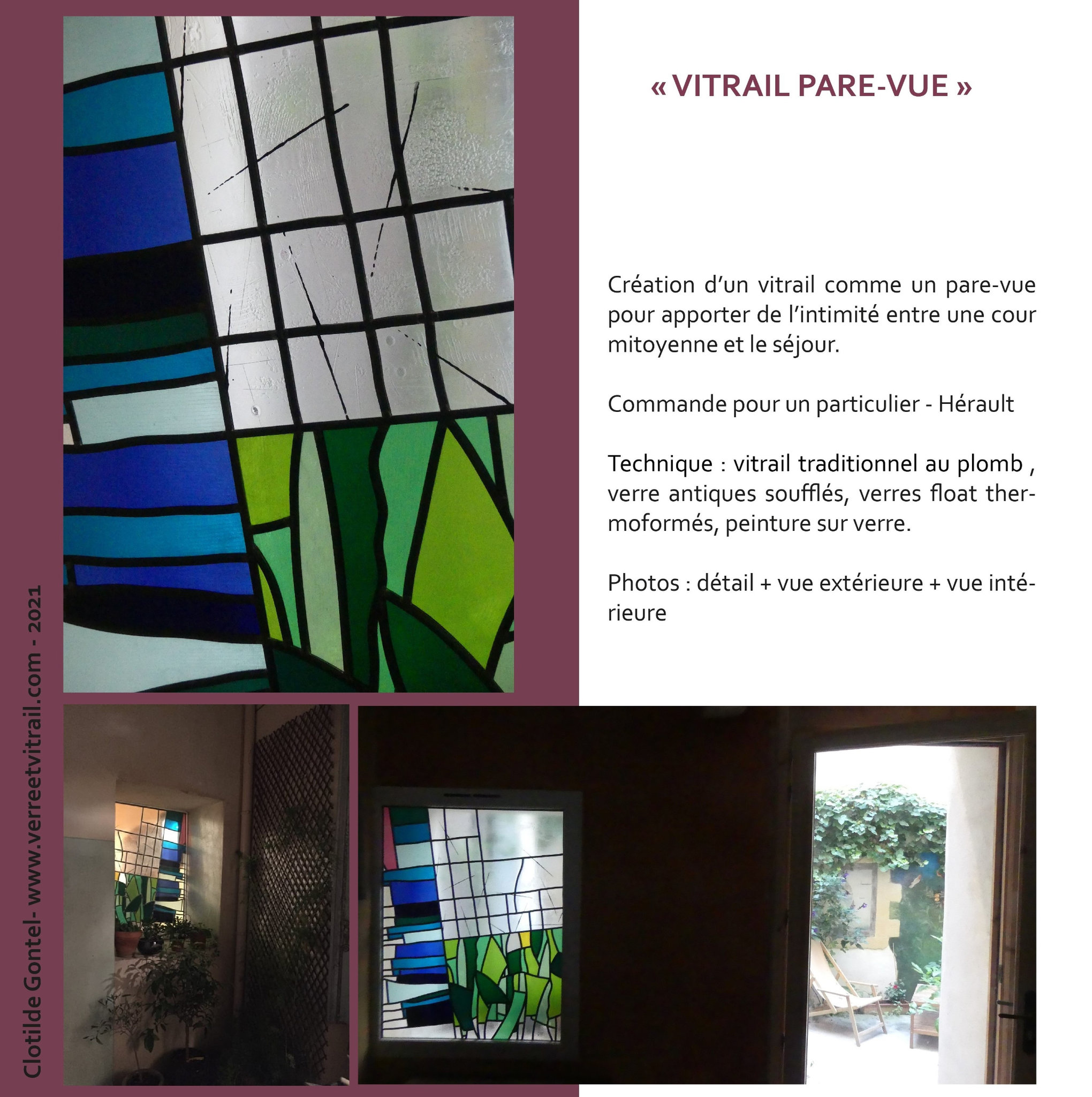 Vitrail Pare-vue