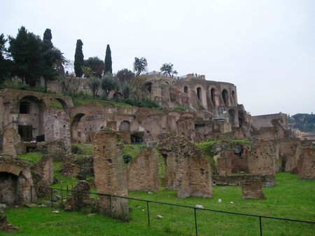 Ruines Mont Palentin Rome