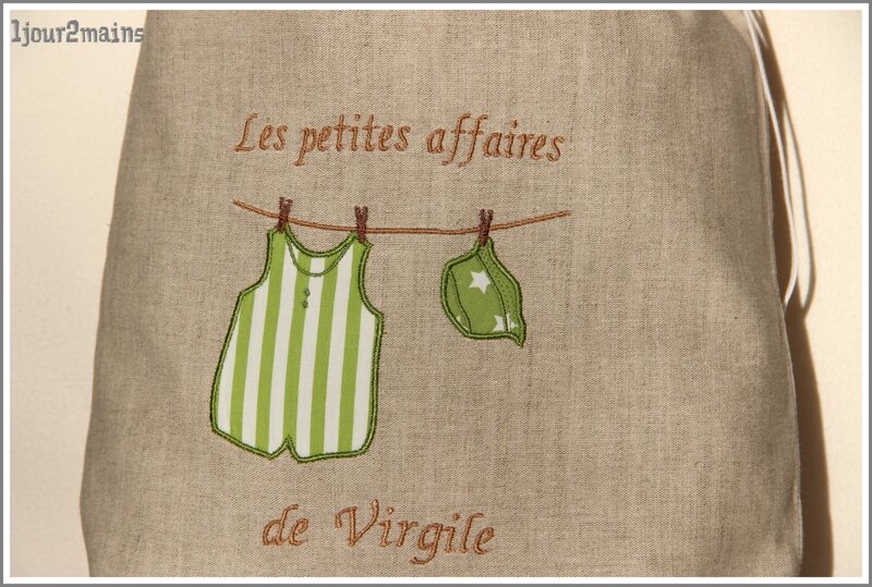 sac virgile vert