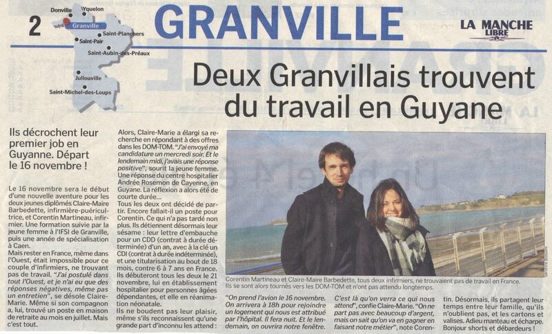 Infirmiers normands en Outre mer