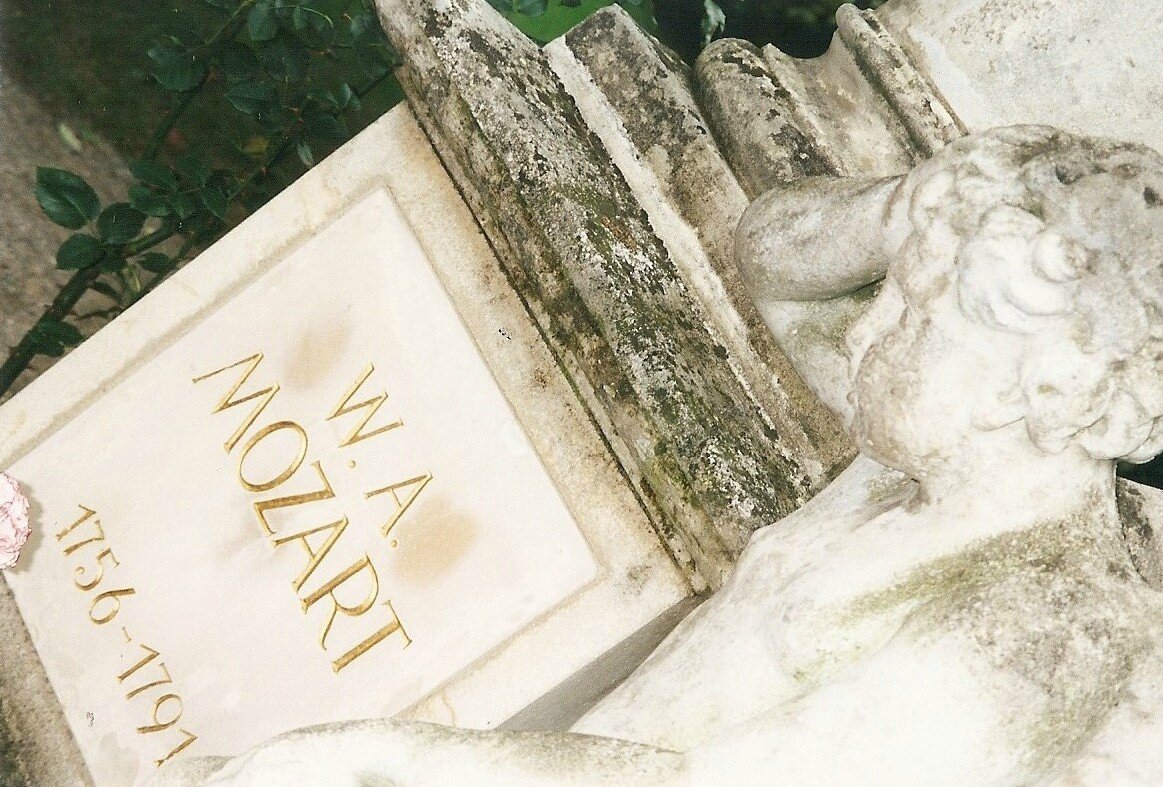 Vienne, cimetière St Marx, tombe Mozart