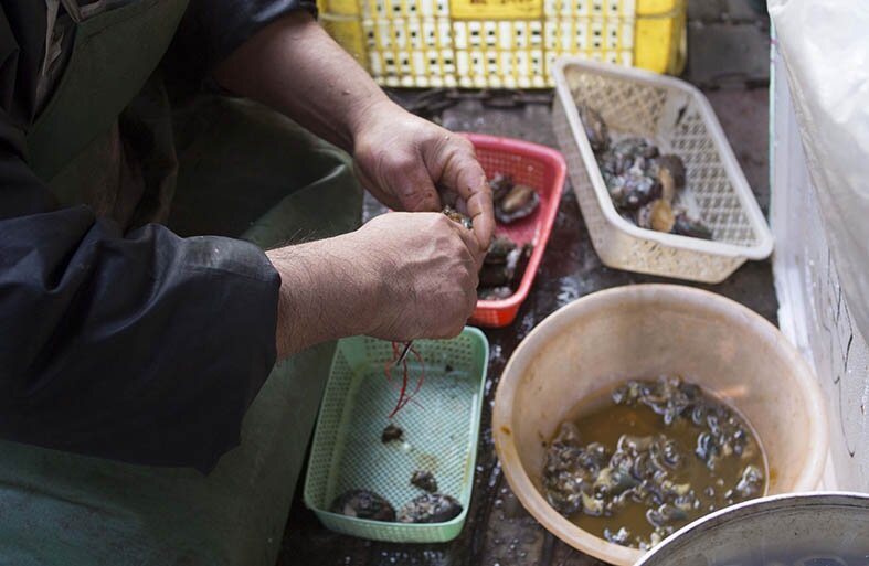 abalone cleaner