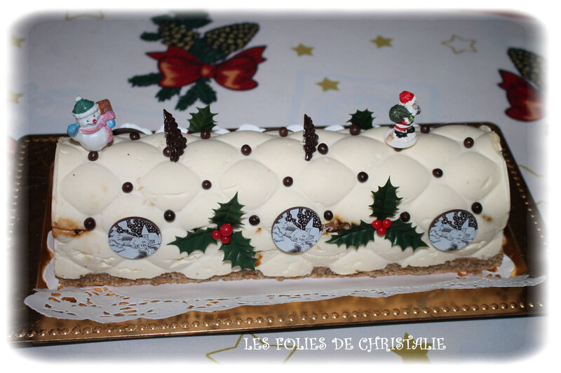 Bûche caramel noix 26