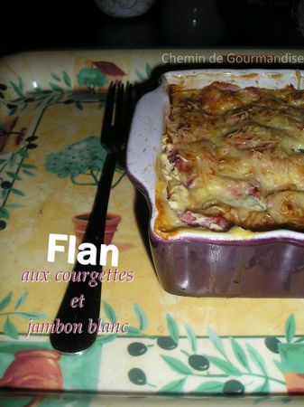 Flan courgettes & jambon blanc facebook