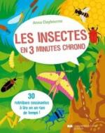 Les insectes en 3 minutes chrono couv