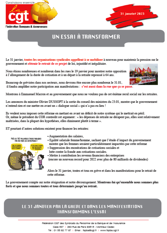 Greve 31 janvier 2023 -