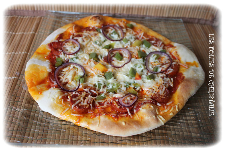 Pizza chorizo poivron 6