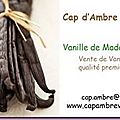 Partenaire <b>Cap</b> <b>d</b>’<b>Ambre</b> <b>Vanille</b>