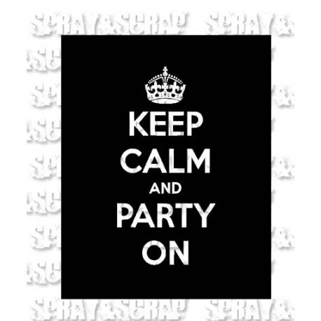 pochoir keep calm