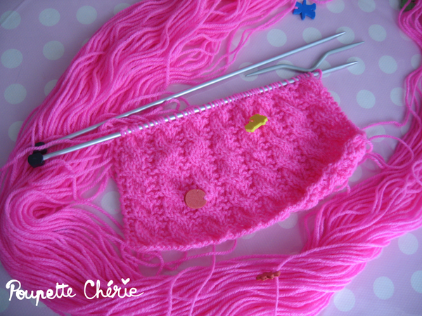 01 tricot rose fluo