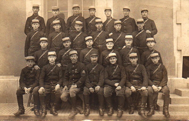 08 Caen, Quartier Claude Decaen, groupe 1916, 43e RAC