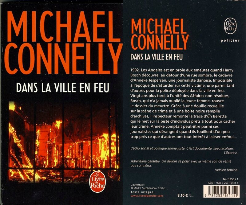 Dans la ville en feu - Michael Connelly