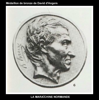 Médaillon de bronze de David d'Angers