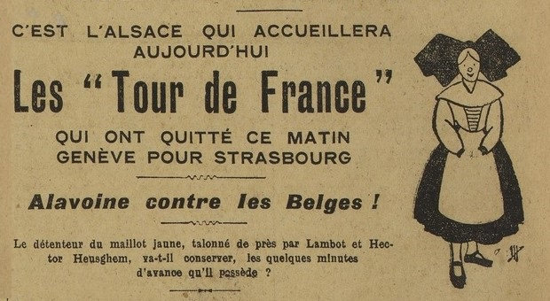 1922 07 17 Tour de France L'Auto 1R Alsace