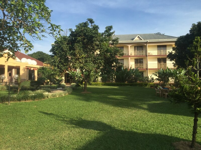L'hôtel à Entebbe