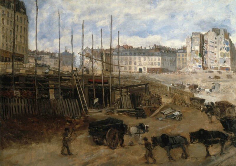 de Nittis, percement de l'avenur de l'opéra 1878