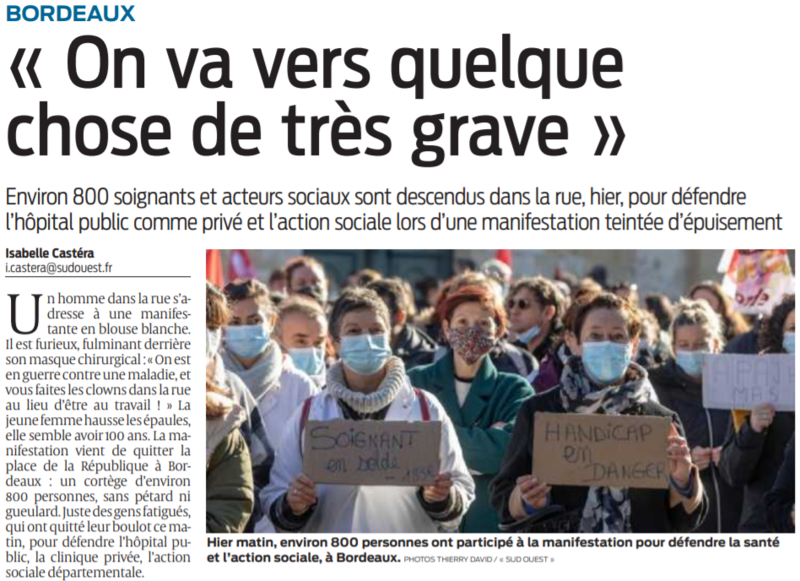 2022 01 12 SO Bordeaux On va vers quelque chose de très grave
