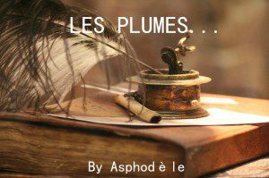 Jeu-plumes à thème d'Asphodèle