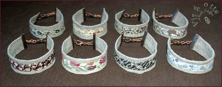 lot bracelets lin ronds