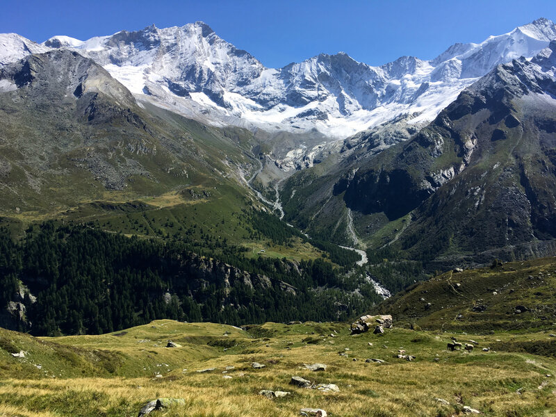 Entre Zinalrothorn et Weisshorn