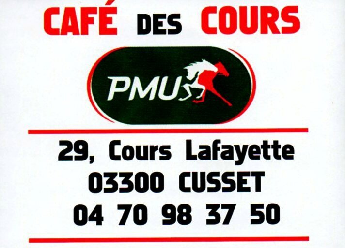 CAFE DES COURS