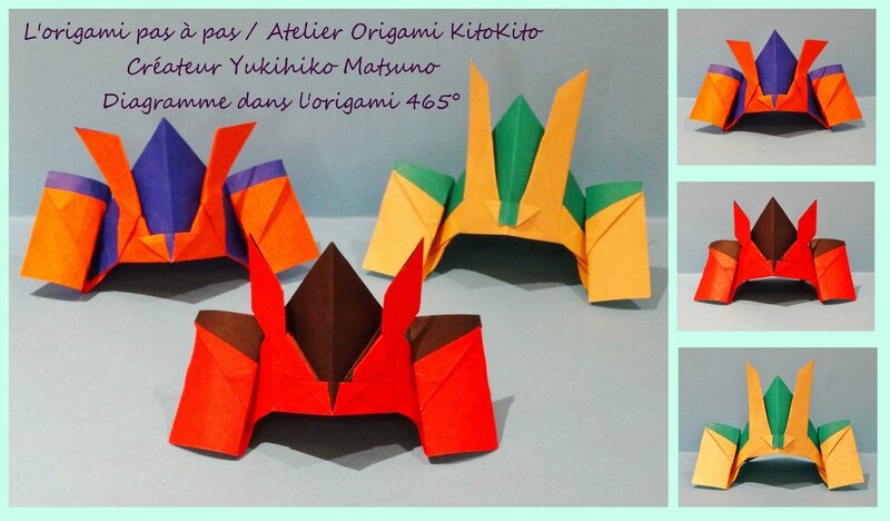 Atelier Origami KitoKito Casque du japonaise2