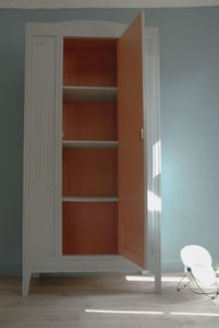 armoire gris et corail 008