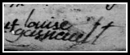 Louise Gasnault signature