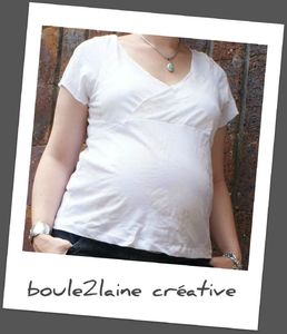 1collage pola Tshirt cc b2l blanc TN