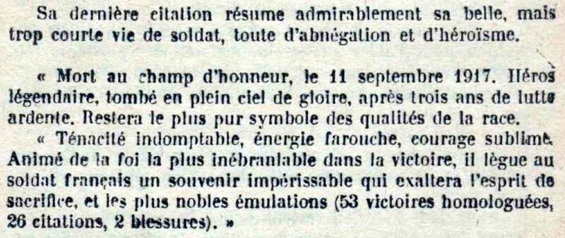 Guynemer citation