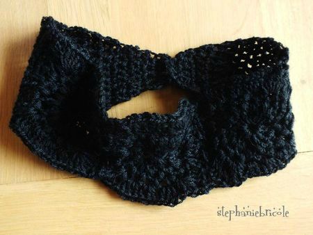 tuto crochet, diy headband, un bandeau granny