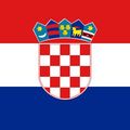 La carte et le drapeau de la Croatie
