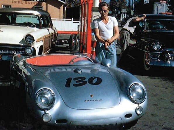 James Dean & his Spyder Porsche