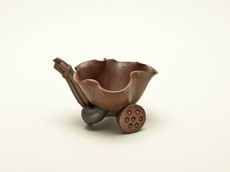 Chen Mingyuan (Chinese, active 16501700), Lotus Cup, Qing dynasty (1644-1911), mid 17th-18th century, Yixing stoneware