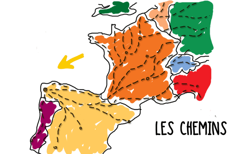 les chemins