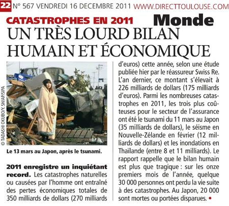 ArticleDirectToulouseCatastrophes2011