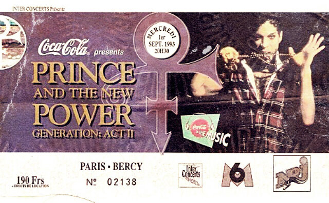 Place de concert pour Prince