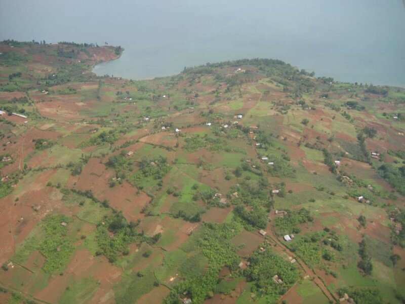 Le Kivu vu du ciel