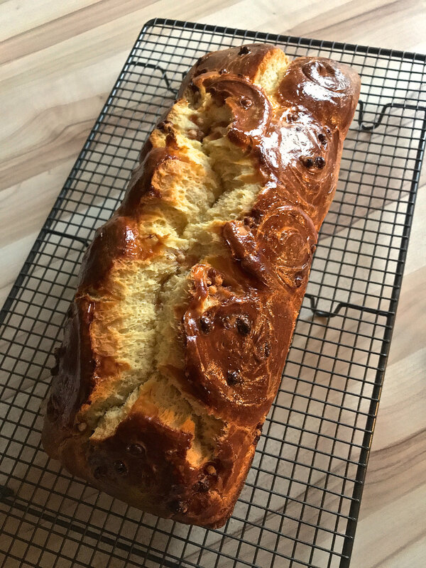 brioche aux billes de chocolat Caramélia