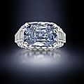 An important <b>fancy</b> <b>deep</b>-<b>blue</b> <b>diamond</b> 'Trombino' ring, circa 1965