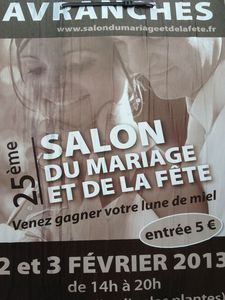 salon du mariage et de la fête Avranches 2013