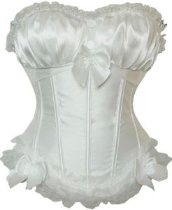 corset burlesque blanc