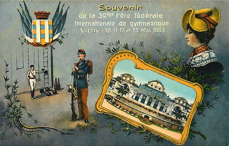 1913 CPA Vichy 39e Fête Fédérale