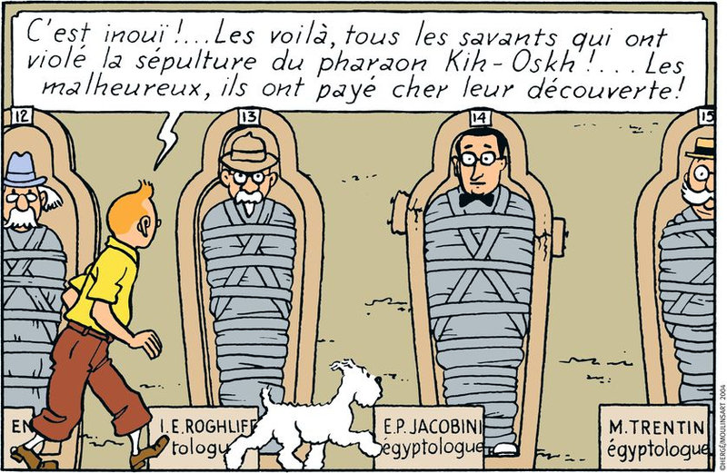Tintin, Les Cigares du Pharaon, Hergé