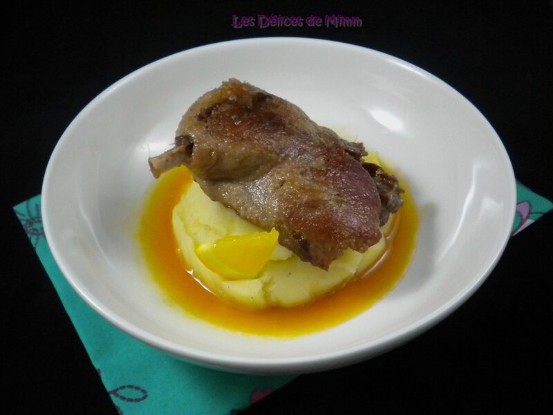Canard confit, sauce à l’orange et au Cointreau 2