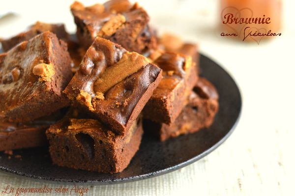 spéculoos brownie chocolat