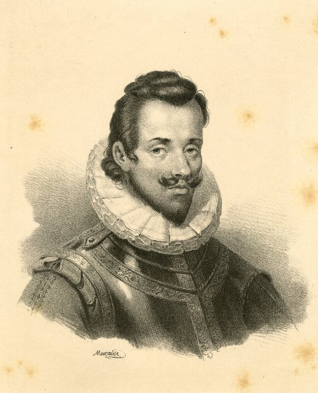 Portrait du Chevalier d'Aumale par J.-B. Mauzaisse (cliché research.britishmuseum.org)