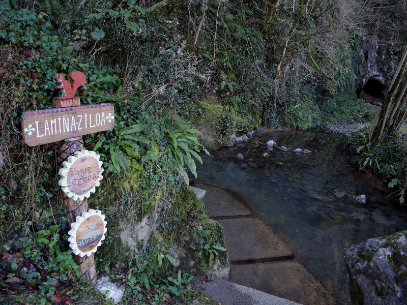 Camou, source d'eau chaude